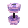 thumbnail image 3 of Mídica de ejercicio acuático, mochila acuática, resistencia a la piscina Eva espuma barra acuática para entrenamientos aeróbicos de agua fitness de Morado y rosa, 3 of 8