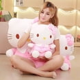 thumbnail image 4 of Almohada Kawaii Sanrio de 30-60cm para niños, de Hello Kitty muñeco de peluche, bonita figura de Anime, sofá, almohada, juguetes para niños, regalos de cumpleaños, 4 of 4