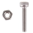 100Set M2X10mm Hex Socket Knurled Cap Screws Bolts Nut