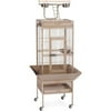 Prevue Pet Products Wrought Iron Select Birdcage, Coco Brown, 18"x18"x57"
