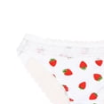 thumbnail image 2 of Gibobby Calzoncillos para mujer alicrados Ropa interior breve de bikini con estampado de encaje a través de la cintura para mujer(Blanco,G), 2 of 3