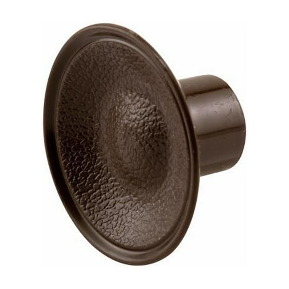 Prime-Line N 6871 Bi-Fold Door Knobs, Brown Plastic, 1-13/16 In. Dia. - Quantity 6