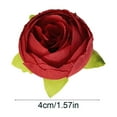 thumbnail image 3 of FeiFu Realistic Silk Flower Head Supplies Faux Blossomes Components Handmade Decor Floral Design Embellishment Simulation Flower Decoration, 3 of 5