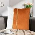 thumbnail image 4 of Latrodar Throw Pillow Covers Pillow Cover Velvet Pillow Cover Meticulously Crafted Lumbar Pillow Cover Orange 10x10 Inch Home Gadgets, 4 of 5