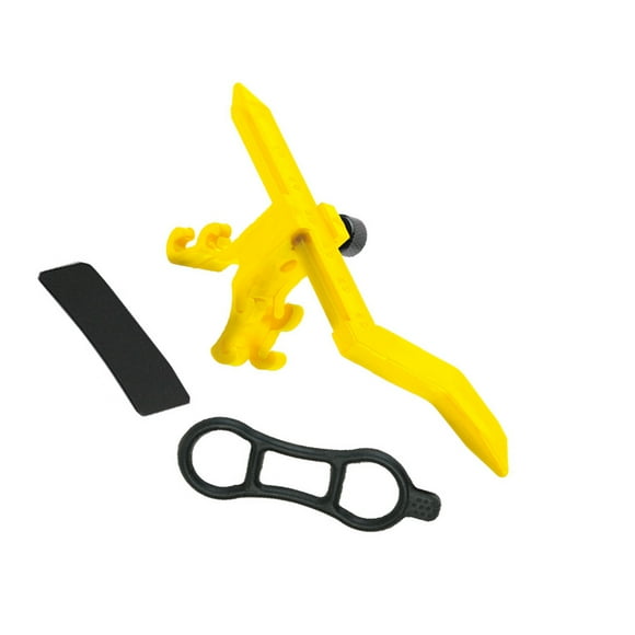 Eigraketly Soporte portátil para rueda de bicicleta, fácil de usar y duradero, ABS 100 nuevo, duradero y práctico Ciclismo Amarillo