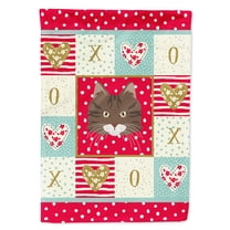 Norwegian Forest Cat Garden Flag