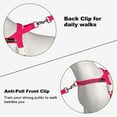 thumbnail image 4 of Plutus Pet Cotton Dog Harness and Leash Set, Reflective and Soft Padded, Hot Pink, XS, 4 of 8