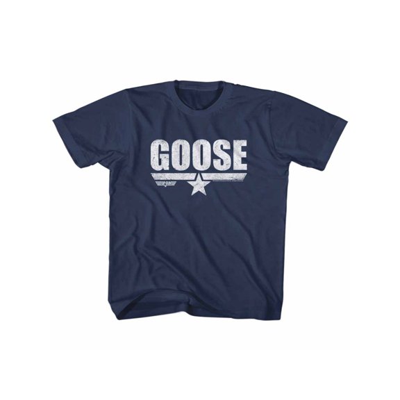 Top Gun 1980's Military Action Movie Vintage Goose Navy Little Boys T-Shirt