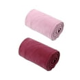 thumbnail image 1 of 2x Camping Blanket Soft Fleece Lining Outdoor Lightweight Thermal Warm Emergency Pink Deep Red, 1 of 8