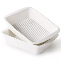 KOBIKOBI Baking Dish for Oven, 9.3'' x14'' Ceramic Casserole Dish Set of 2