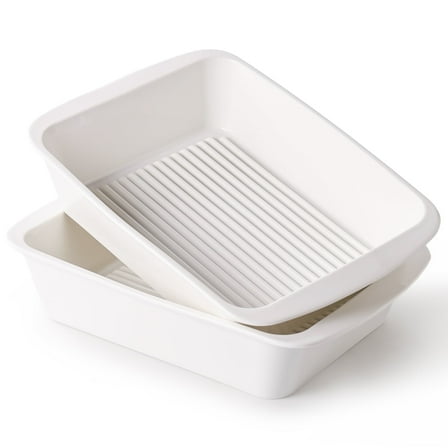 KOBIKOBI Baking Dish for Oven, 9.3'' x14'' Ceramic Casserole Dish Set of 2