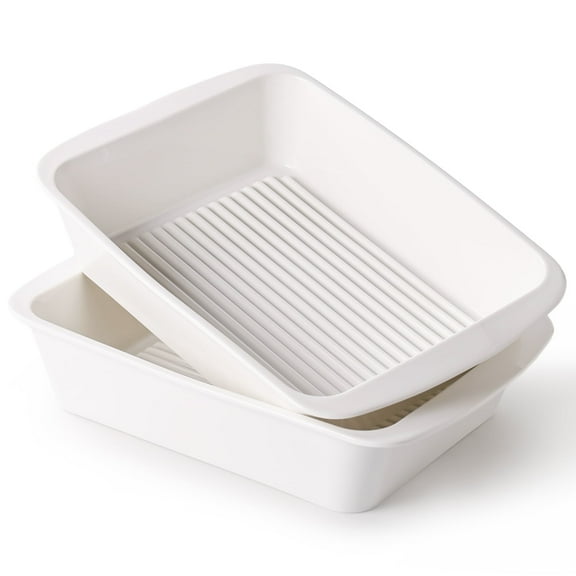 KOBIKOBI Baking Dish for Oven, 9.3'' x14'' Ceramic Casserole Dish Set of 2