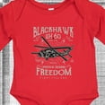 thumbnail image 4 of Inktastic Black Hawk Military Boys or Girls Long Sleeve Baby Bodysuit, 4 of 5