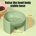 thumbnail image 6 of Anti-Tip Pet Bowl, Spill-Proof Wide Mouth Elevated Cat Dog Bowl 5.51x3.94in, 15-Degree Tilt Feeder for Comfortable Eating, Food-Grade Plastic Bowl with Non-Slip Base, Easy Clean Dish for Pets, 6 of 6