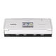 Brother ADS-1500W - scanner de Documents - Dual CIS - Duplex - 600 dpi x 600 dpi - jusqu'à 18 ppm (mono) / jusqu'à 18 ppm (couleur) - adf (20 feuilles) - USB 2.0, Wi-Fi(n) – image 3 sur 3