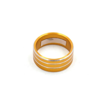 Climate Control Knobs - Car AC Climate Volume Control Knob Decoration Ring Cover for Kia KX5 Gold Tone