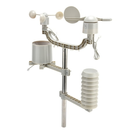 

Domqga Black And White Screen Indoor Outdoor Thermometer Hygrometer Weather BS