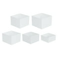 thumbnail image 3 of jifeng 5 Pieces Buffet Riser Cube Display Nesting Risers for Wedding Birthday Party, 3 of 9