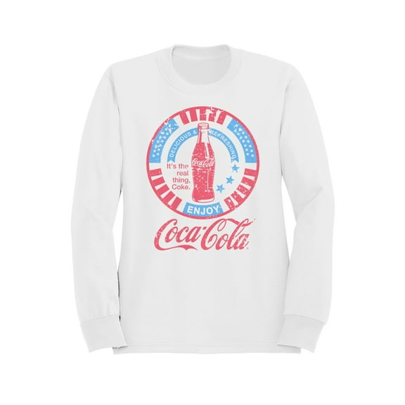 Officially Licensed Coca Cola Vintage Coca-Cola Enjoyment Design Women's Sweatshirt