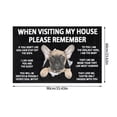 thumbnail image 3 of Welcome Mat For Front Door Outdoor Entry Funny Dog Chihuahua Doormat Indoor Non- Rubber Rug Washable Entrance Floor Porch Door 35.4 X 23.6", 3 of 4