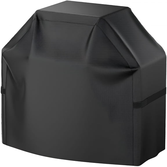 MISSMILE Grill Cover,48 Inch Heavy Duty Bbq Gas Grill Cover for Outdoor Grill,Waterproof,Weather Resistant,Anti-Uv,Rip-Proof,Fade Resistant Barbecue Cover with Hook-And-Loop Straps for Most Grills
