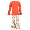 thumbnail image 4 of Unique Baby Girls 2 Piece Loves Christmas Ruffle Legging Set Outfit (7Y, Red), 4 of 5