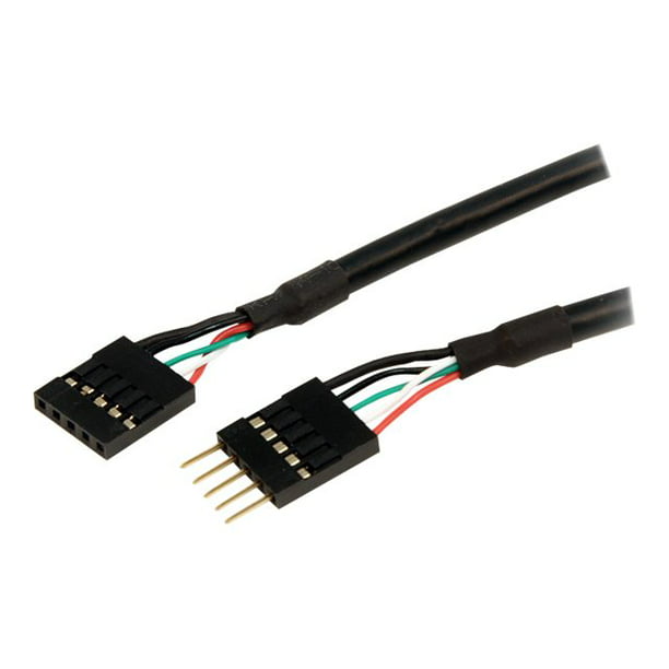 StarTech.com 18in Internal 5 pin USB IDC Motherboard Header Cable M/F ...
