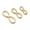 Gold plated - 10pcs, variant on Stainless Steel 8 Shape Charm Infinity Symbol Connectors Resin Mold Link Jewelry-6x16mm-Steel color-20pcs