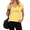 Yellow, variant on UNISHE Women's Wildflower Graphic V-Neck Short Sleeve T-Shirt Mint Green Bible Verse Comfort Tee