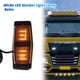thumbnail image 5 of Smoked Amber Front Grill Light LED Marker Lamp for Man Truck Lorry Front Double Burner Indicator Light, 5 of 5