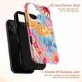 thumbnail image 4 of Tropical Collage Phone Case, Ocean Waves with Citrus and Floral Artistic iPhone Cover, Colorful Summer Protective Case for iPhone 17 16 15 14 13 12 11 Plus Pro Max Mini, 4 of 6