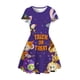 thumbnail image 2 of Vestido de Halloween para niña, oso de Disney, Duffy, estrella, rocío, estampado de calabaza, Cosplay, vestido de fiesta, informal, Kawai, hasta la rodilla, Dress150 Gao Jinjia LED, 2 of 2