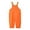 Orange, variant on Ticikt Girls Boys Candy Colors Overalls Adjustable Strap Loose Fit Jumpsuits Casual Bib Overalls 4-16 Years,Color:Orange,Size:8-9 Years
