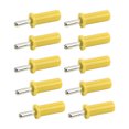 thumbnail image 4 of Banana Plug Speaker Cable Connector Banana Connector Banana Adapter 10pcs Banana Plug 4mm Cross Slot Gold Plated Brass Solder Type Connector For Speaker Cable, 4 of 8