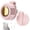 Pink, variant on Small Whirlwind Clip Waist Neck Fan, Spin 360 Fan, Mini Portable Clip Fan with 3 Speed Cooling for Office Travel Outdoor Activities