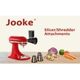 thumbnail image 5 of SURJDE Slicer Shredder Attachment fits KitchenAid Stand Mixer,Vegetable Salad Maker Accessories,Fresh Prep Attachment,Cheese Grater Attachments for Kitchen Aid Mixers Accessories Included 3, 5 of 5