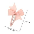 thumbnail image 2 of UPOUART 20Pcs Hair Barrettes for Girls Polyester Assorted Color Firm Fixation Special Occasions, 2 of 8