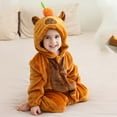thumbnail image 4 of TEDOYE Soft Cozy Boys Bodysuits One-Pieces Onesie Romper Cute Capybara Print Baby Toddler Pajamas Outfits For Kids Comfortable Loungewear Leisure Wear Stylish Wear, 4-5 Years, 4 of 9