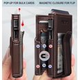 thumbnail image 3 of Cartera MIYOZI Airtag para hombre con clip para billetes, 10 tarjetas, bloque RFID, 3 of 7