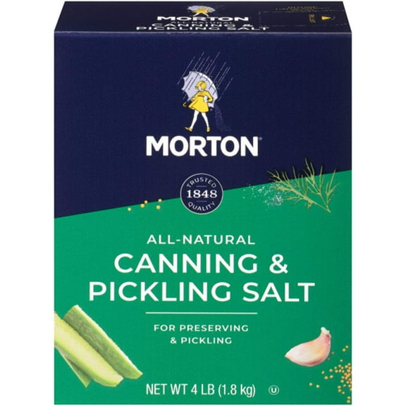 2X - Morton Canning & Pickling Salt, 4 Pounds