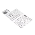 thumbnail image 1 of Card Making Stamps3pcs Clear Stamps DIY Embossing Stamp Scrapbooking Stamps Industry-Leading Standards, 1 of 8