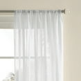 thumbnail image 4 of Mainstays Crushed Voile Indoor Single Curtain Panel, White, Polyester, 51"W x 63"L, Adult, 4 of 7