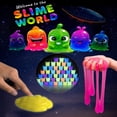 thumbnail image 2 of Slime Kit D'ALBA Galaxy Glow in the Dark, paquete de 48, 2 of 6