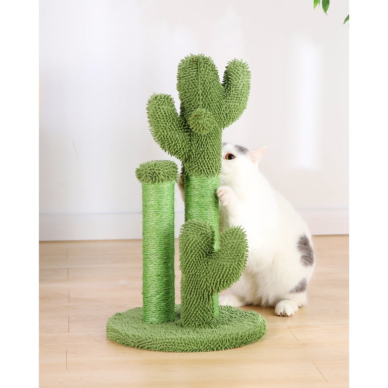 Vibrant Life Cactus Cat Scratching Post with Toy Ball photo 8