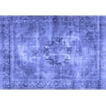 thumbnail image 1 of Ahgly Company Indoor Rectangle Persian Blue Traditional Area Rugs, 7' x 9', 1 of 4