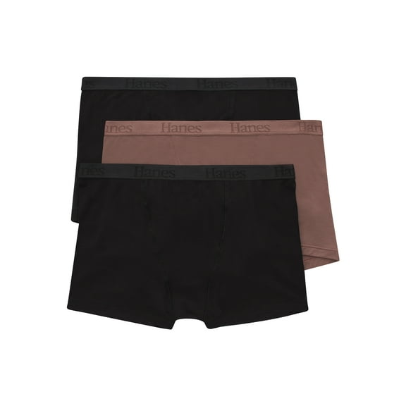 Hanes Originals Women's SuperSoft Boxer Briefs Underwear, 3-Pack, Sizes S-XXL