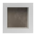 thumbnail image 2 of 6x6 Shadow Box Frame In White With A 1 3/4" Usable Depth Includes Smoke Suede Acid-Free Backing, UV, 2 of 6