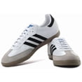 thumbnail image 3 of US:11.5 Adi - das Originals Men's Iconic SAMBA OG SNEAKERS White/Black LAST1, 3 of 6
