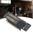 thumbnail image 1 of Adapter Card M.2 Adapter, M.2 NVMe To PCIE X4/X8/X16 NGFF MSATA Expansion Heat Sink Converter 3-disk Expansion Cooling Adapter Card, 1 of 8
