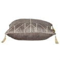 thumbnail image 3 of Parkland Collection Zella 20x20" Quilted Fabric Throw Pillow in Brown/Gold, 3 of 3